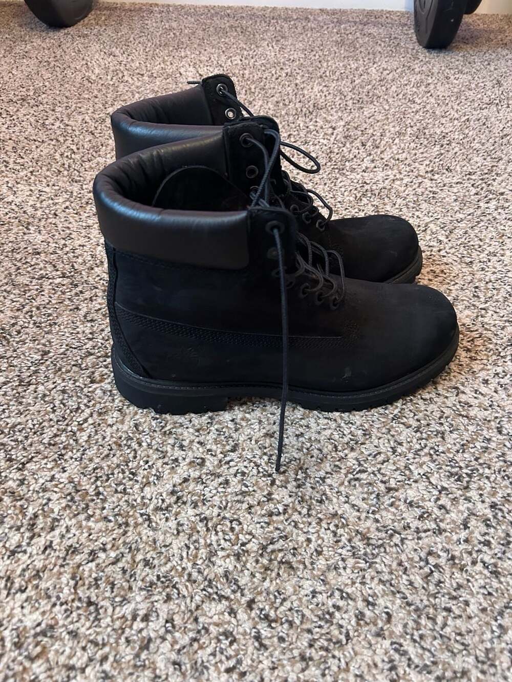 Timberland 6-Inch Premium Waterproof Boot Size 10 M Black Leather